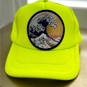 Sunrise Beach Club Blue Wave Trucker Hat New!